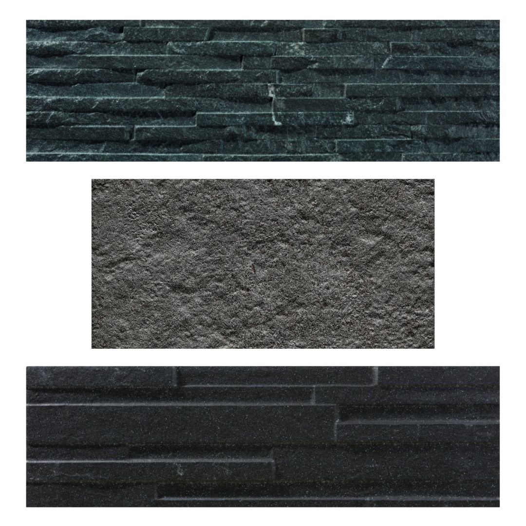 Black outdoor tiles ideas