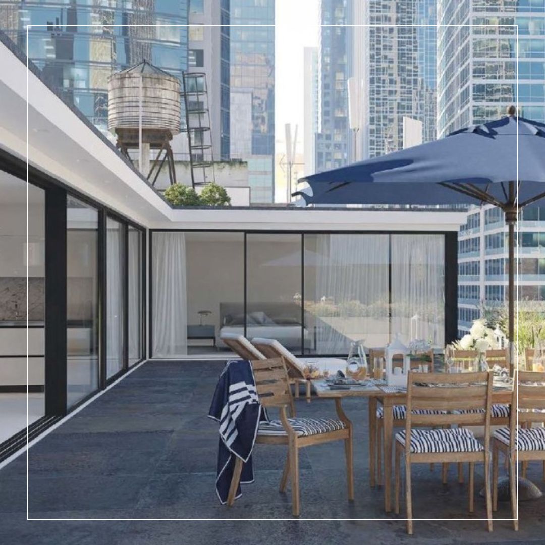 Outdoor tiles stone effect trend 2025