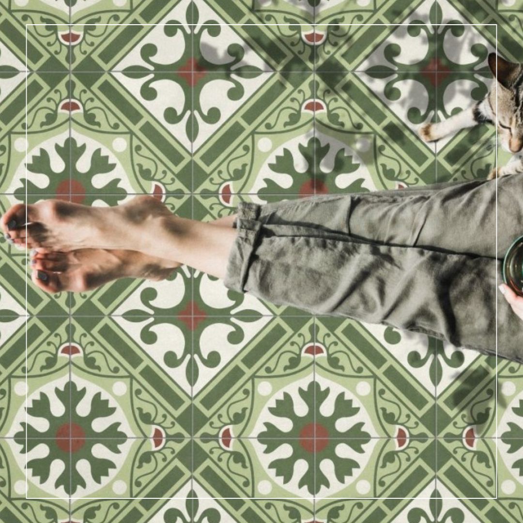 Outdoor Patterned Tiles trend