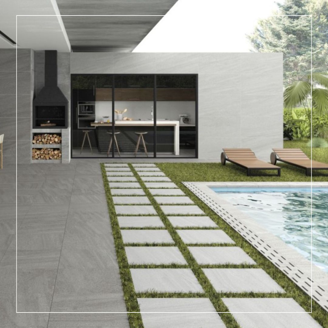 Natural stone Garden tiles