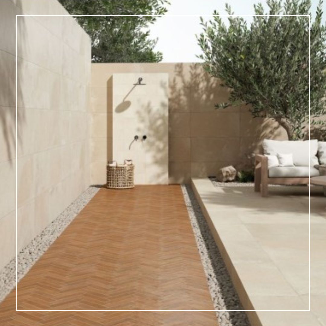 Terracota tiles for garden