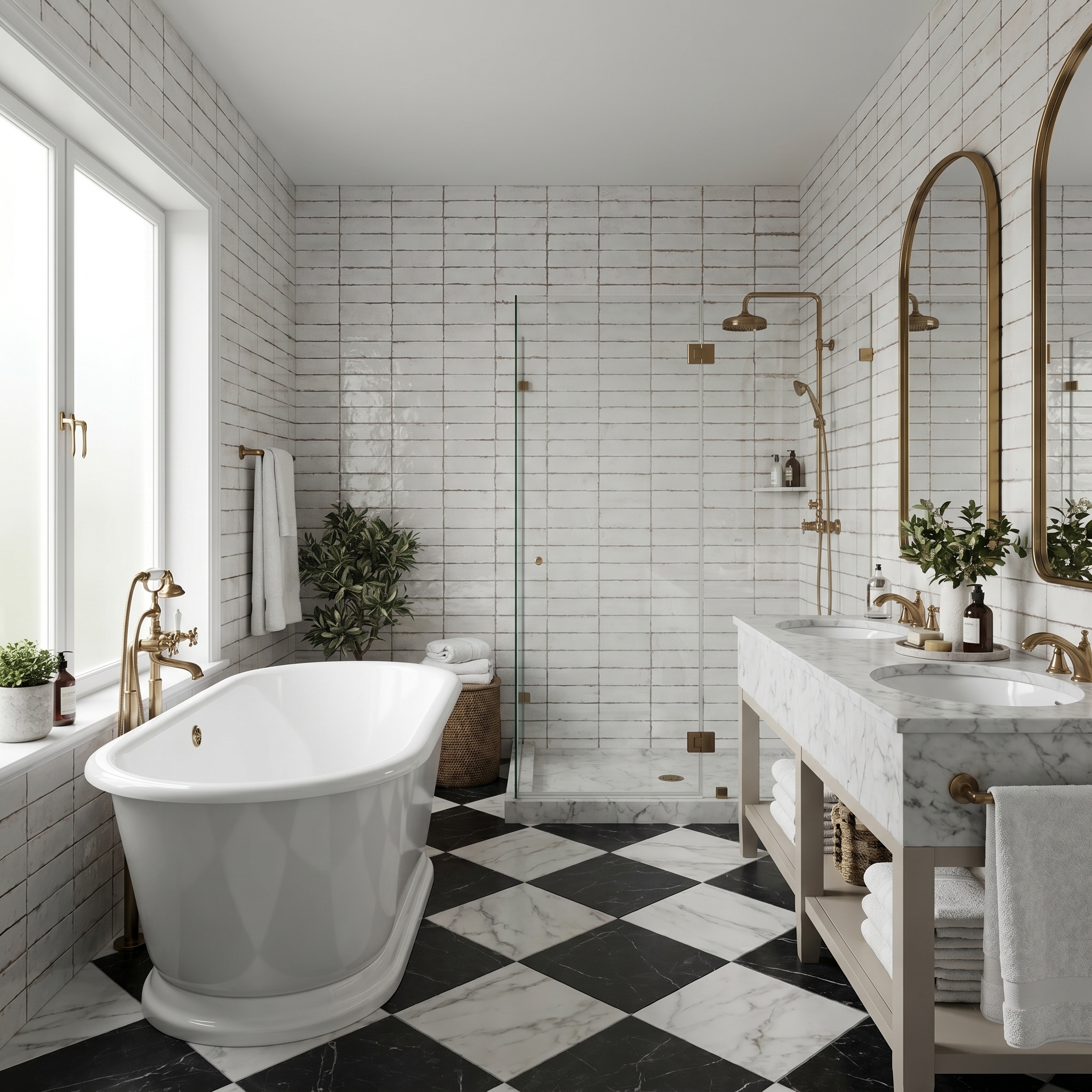 Black and white bathroom ideas