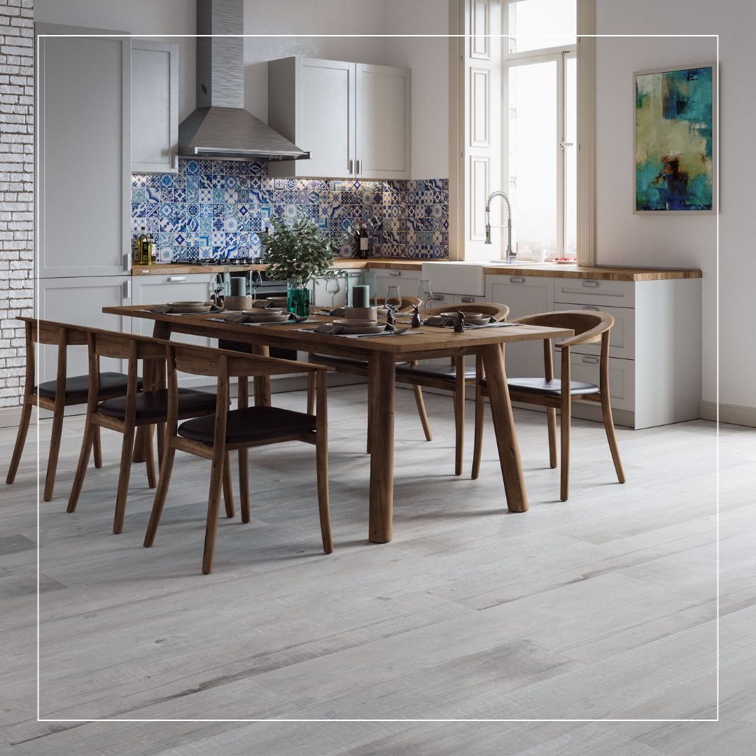 wood effect kitchen floor tile trend 2025