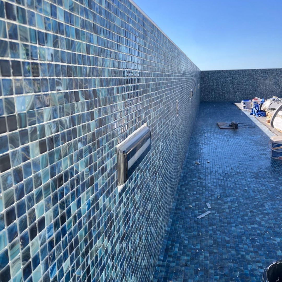 grout for rooftop swimming pool 