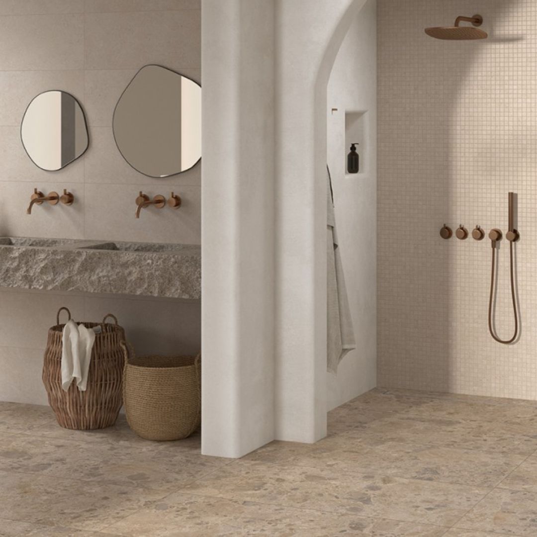 terrazzo floor tiles