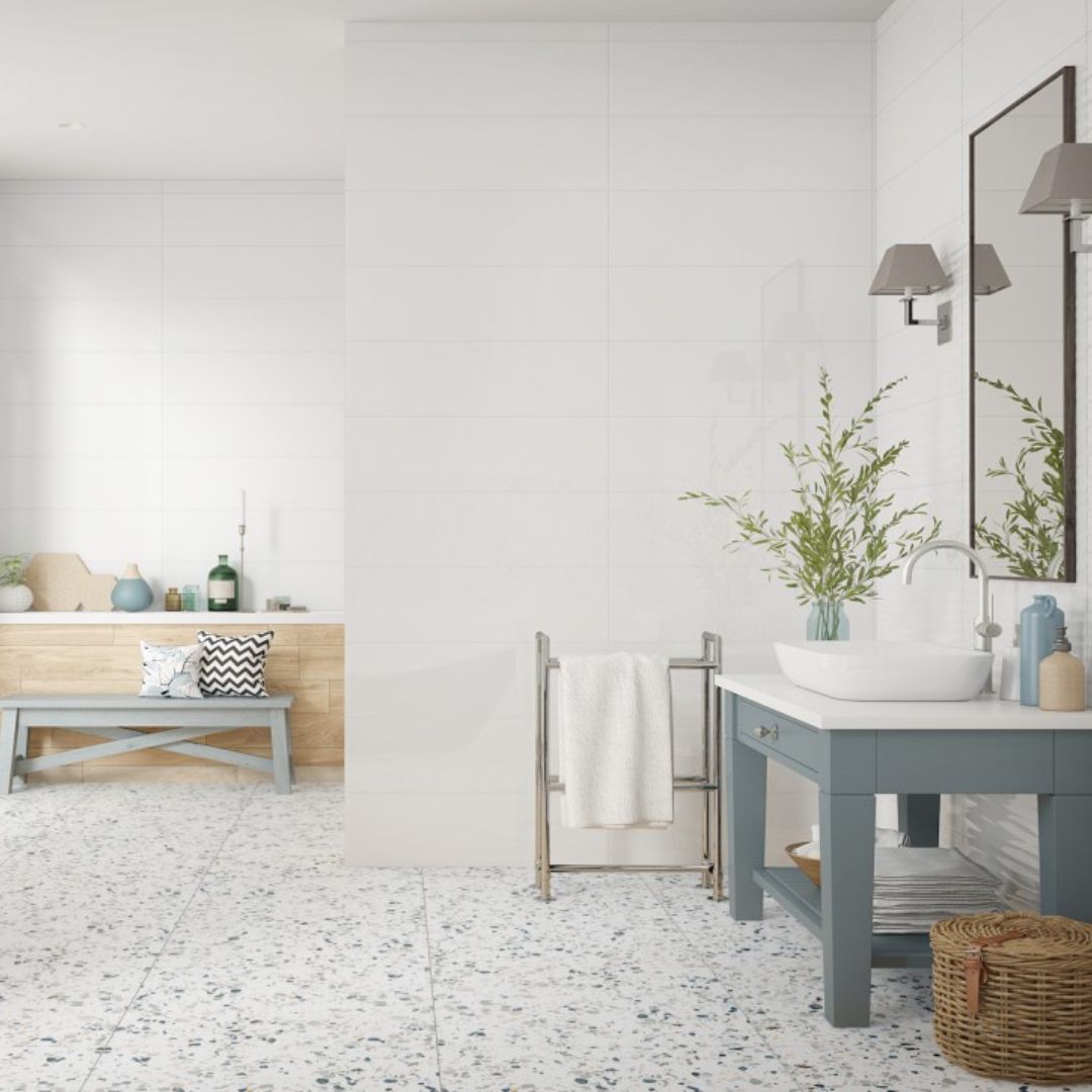 white wall tiles